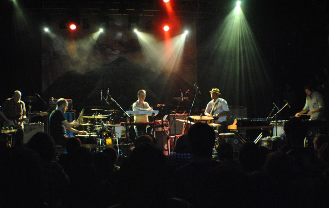 Tortoise playing live